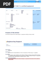 TCAS - List of TCAS 7.1 Certified Equipment: Engineering Support