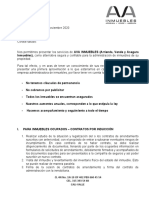 Carta de Presentacion de Una Inmobiliaria