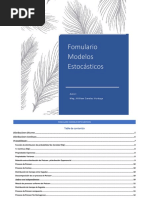 Formulario - Modelos - Estocásticos