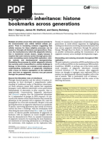 Epigenetic Inheritance Histone Bbookmarks Acroos Generations