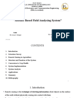 "Satellite Based Field Analysing System": Department of Electronics and Communication Engineering (NBA Accredited)