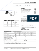 Glass Passivated Single-Phase Bridge Rectifier