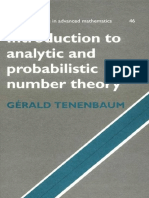 Introduction To Analytic and Probabilistic Number Theory