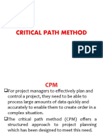 Critical Path Method