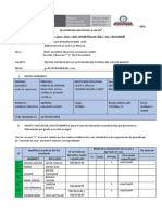 Informe Mensual Tutoría 2°A - SETIEMBRE