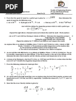 Sheet 2 Isentropic Flow