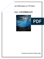 Projet Didactique en VII Cendrillon