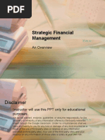 Introduction To Strategic Finance