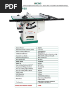 Table Saw H9930: Factory Price Without Freight $1300