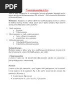 5.pressure Measuring Devices