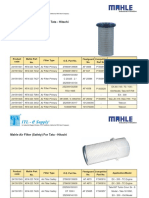 Mahle Air Filter (Primary) For Tata - Hitachi