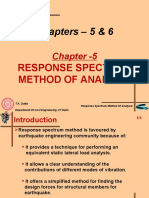 Seismic Analysis of Structures III