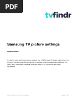 Samsung TV Settings 2019 10 PDF