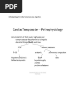 Case Scenario 1 Task 4: Pathophysiology For Cardiac Tamponade Using Alogorithm