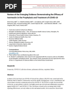 FLCCC Ivermectin in The Prophylaxis and Treatment of COVID 19