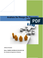 Analisis de Riesgo de Proyecto Informatico