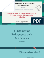 Fundamentos Pedagogicos de La Matemáticas