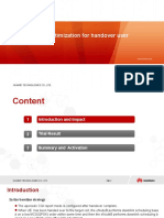 CQI and MCS Optimization For Handover User: Huawei Technologies Co., LTD