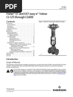 Fisher ET and EAT Easy e Valves CL125 Through CL600: Scope of Manual