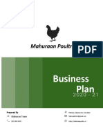 Mahuraan Poultry: Business Plan