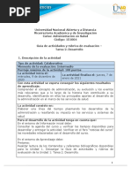 Guía de Actividades y Rúbrica de Evaluación - Unidad 1 - Tarea 2 - Desarrollo