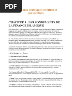 Mémoire La Finance Islamique Évolution Et Perspectives Au Maroc