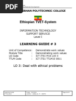 Ethiopian TVET-System: Learning Guide # 3