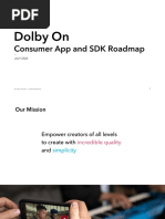 Dolby On Facts and Roadmap