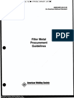 AWS 5.01 Filler Metal Procurement Guidelines