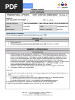 Acta 06 Ciclo III CDA Grupo Tutores Santander PDF