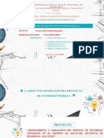 Evaluación de Proyecto en Seguridad Ciudadana Del Distrito de Ayacucho