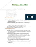 Perfil Del Niño de 2 Años: Desarrollo Físico