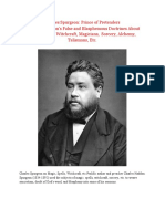 Spurgeon Rebuked