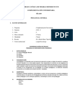 Silabo de Pedagogia General - Uct - 2019 PDF