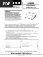 SM0665 Service Manual: BZ-1 CP-AW2519N