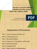 Behavior of Investor's Towards Different Investment Boulevard in The Market: Surat City, Gujarat, India