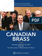 Canadian Brass: The Shirley and Chas Hockett Chamber Music Concert Series Presents