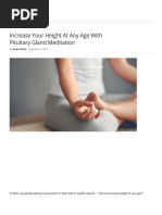 Increase Your Height at Any Age With Pituitary Gland Meditation - Healthifying World PDF