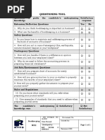 Questioning Tool: Bookkeeping Nciii Page 1 of 1