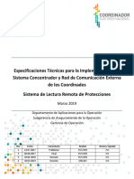 Espec. Téc. Implementación Del Sistema Concentrador y Red de Comunicación SLRP