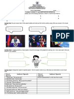 Module 1 Lesson 5 DIRECT and REPORTED SPEECH