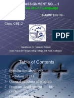 Overview of C++ Language: Fcpit Assignment No. - 1