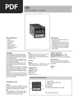 Quartz Timer / Counter: Main Applications Main Features