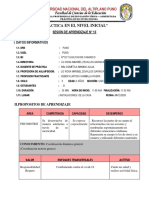 SESION DE APRENDIZAJE NIVEL INICIAL DEL 13 Al 15 3, 4 Y 5 AÑOS (F) (F) (F)