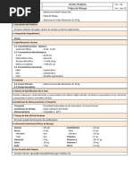 Ficha Técnica Pulpa de Mango