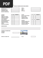 Formato Check List Camion