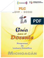 Guia Del Docente 2019 - 2020 PDF