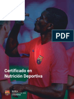 Certificado en Nutricion Deportiva