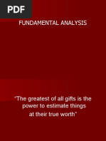 Fundamental Analysis