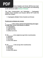 CH 30 Cryptography Multiple Choice Questions and Answers PDF